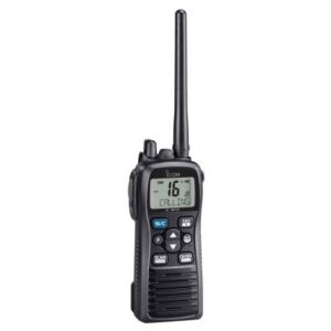 Icom M73 Plus Handheld Vhf Marine Radio W/Active Noise Cancelling & Voice Recording - 6w