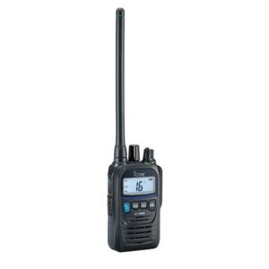 Icom M85ul Intrinsically Safe, Ultra Compact Handheld Vhf Marine Radio W/5w Power Output