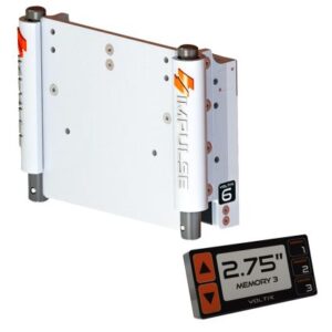 Impulse 6" Set Back Electric Jack Plate W/Smart Control - White Cerakote