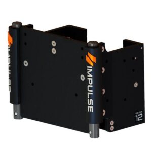 Impulse 12" Set Back Electric Jack Plate W/Standard Control - Black Anodize