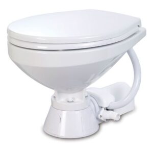 Jabsco Electric Marine Toilet - Regular Bowl W/Soft Close Lid - 12v