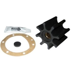 Jabsco Impeller Kit - 8 Blade - Neoprene - 2-9/16" Diameter X 2" W," Shaft Diameter