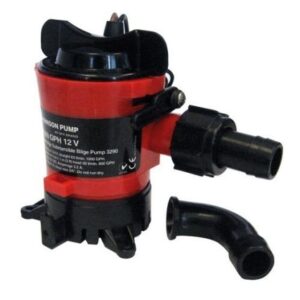 Johnson Pump 750 Gph Bilge Pump 3/4" Hose 12v Dura Port