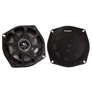 Kicker Ps5250 5.25" Weather-Resistant Coaxial Speakers F/Motorcycles/Atvs - 4-Ohm, Black