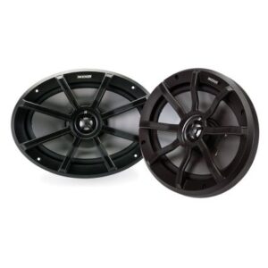 Kicker Ps69 6x9" Powersports Weather-Proof Coaxial Speakers - 2-Ohm, Black