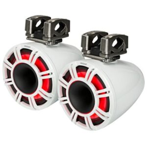 Kicker Kmtc11 11" Horn Loaded Tower System - 4-Ohm, White