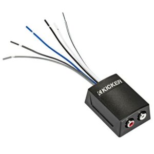 Kicker K-Series Interconnect - Speaker To Rca W/Line-Out Converter & 12v Turn-On Lead