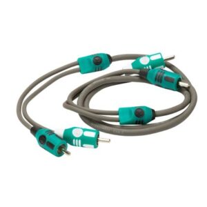 Kicker Kmi1 Marine Series 2-Channel Rca Interconnect - 1m