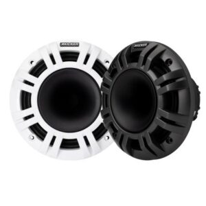Kicker Kmxl65 6.5" Horn Loaded Compression Speakers - 4-Ohm, Charcoal & White