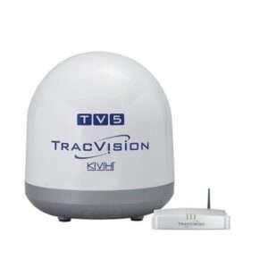 Kvh Tracvision Tv5 W/Ip-Enabled Tv-Hub & Linear Universal Quad-Output Lnb W/Autoskew & Gps