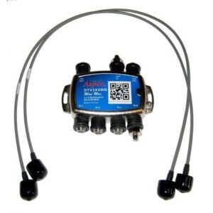 Kvh Tv-Series Expansion Kit &Ndash; Supports 3-4 Dish Network, Bell, Or Sky Mexico Receivers