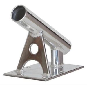 Lee'S Mx Pro Series Fixed Angle Center Rigger Holder - 30 Degree - 1.5" Id - Bright Silver