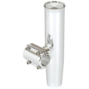 Lee'S Clamp-On Rod Holder - Silver Aluminum - Horizontal Mount - Fits 1.050" O.D. Pipe
