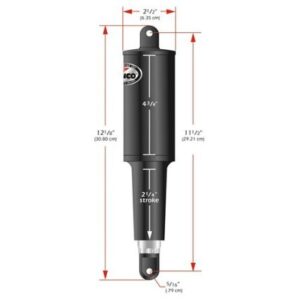 Lenco 101 Standard Actuator - 24v - 2-1/4" Stroke