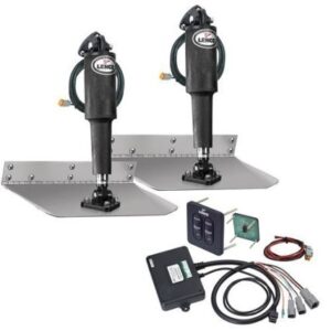 Lenco 9" X 9" Standard Trim Tab Kit W/Standard Tactile Switch Kit 12v