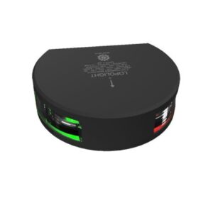 Lopolght Series 201-004 - Starboard & Port Sidelight - 2nm - Vertical Mount - Green/Red - Black Housing