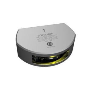 Lopolight Series 201-013 - Stern Towing Light - 2nm - Vertical Mount - Amber - Silver Housing