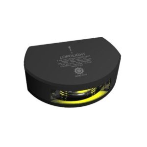 Lopolight Series 201-013 - Stern Towing Light - 2nm - Vertical Mount - Amber - Black Housing