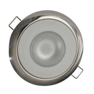 Lumitec Mirage Flush Mount Down Light Spectrum Rgbw - Polished Bezel