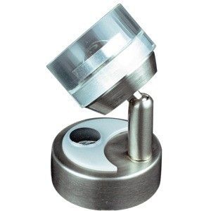 Lunasea Wall Mount Led Light W/ Round Glass Shade & Touch Dimming - Warm White/Brushed Nickel Finish