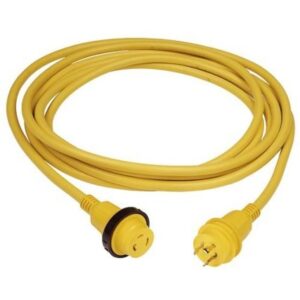 Marinco 30a 25' Molded Cordset - 125v - Yellow