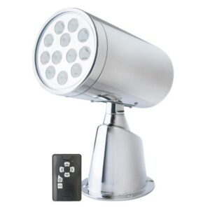 Marinco Wireless Led Stainless Steel Spotlight W/Remote