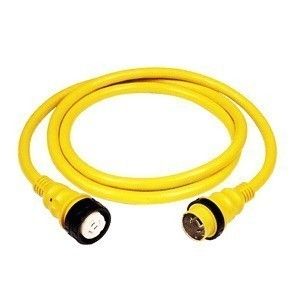 Marinco 50amp 125/250v Shore Power Cable - 50' - Yellow