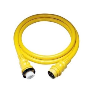 Marinco 50a 125v Shore Power Cable - 50' - Yellow
