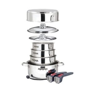 Magma 10 Piece Induction Cookware Set - Stainless Steel