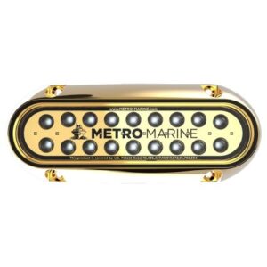 Metro Marine High-Output Elongated Underwater Light W/Intelligent Monochromatic Led'S - Aqua, 45 Degree Beam