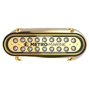 Metro Marine High-Output Elongated Underwater Light W/Intelligent Full Spectrum Led'S - Rgbw, 90 Degree Beam
