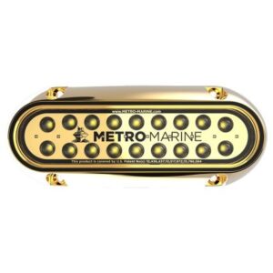 Metro Marine High-Output Elongated Underwater Light W/Intelligent Monochromatic Led'S - White, 45 Degree Beam