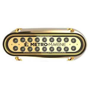 Metro Marine High-Output Elongated Underwater Light W/Intelligent Monochromatic Led'S - White, 90 Degree Beam