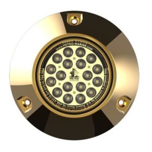 Metro Marine High-Output Submersible Underwater Light W/Intelligent Monochromatic Led'S - White, 90 Degree Beam