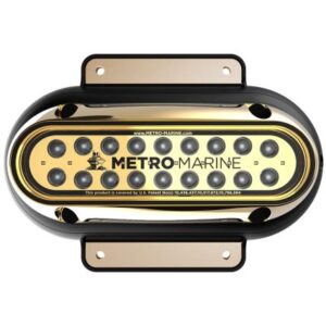 Metro Marine High-Output Elongated Surface Mount Light W/Intelligent Monochromatic Led'S - Blue, 45 Degree Beam