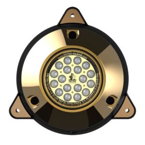 Metro Marine High-Output Surface Mount Underwater Light W/Intelligent Monochromatic Led'S - Blue, 45 Degree Beam