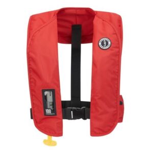 Mustang Mit 100 Convertible Inflatable Pfd - Red