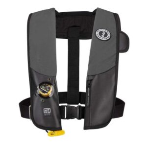 Mustang Hit Hydrostatic Inflatable Pfd - Grey/Black - Automatic/Manual