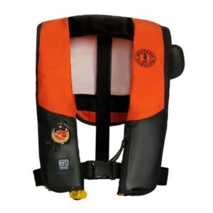 Mustang Hit Inflatable Pfd F/Law Enforcement - Orange/Black - Automatic/Manual