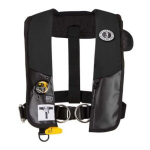 Mustang Hit Hydrostatic Inflatable Pfd W/Sailing Harness - Black - Automatic/Manual