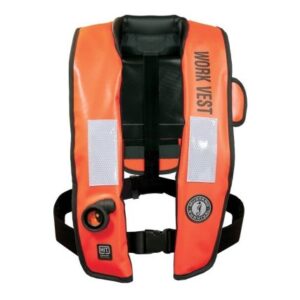 Mustang Hit Inflatable Work Vest - Orange - Automatic/Manual