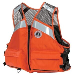 Mustang Industrial Mesh Vest - Orange - Large/Xl