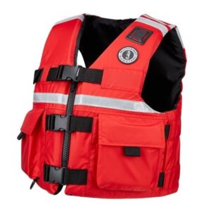 Mustang Sar Vest W/Solas Reflective Tape - Red - Xxxl