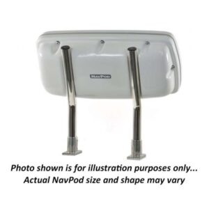 Navpod Systempod Pre-Cut F/Raymarine Axiom 12 & Axiom+ 12 On Right & 2 Additional Instruments (3.6″ Holes) On Left F/9.5″ Wide Guard