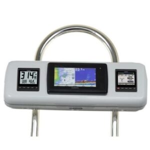 Navpod Gp2603 Systempod Pre-Cut F/Garmin 720/721 / 740/740s / 741/721xs / 70s/70dv & 2 Instruments F/12" Wide Guard