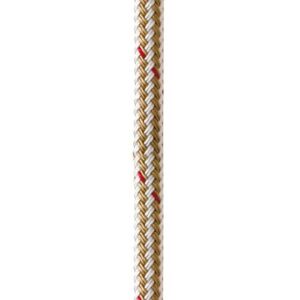 New England Ropes 1/2" Double Braid Dock Line - White/Gold W/Tracer - 35'