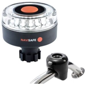 Navisafe Navilight 360 Degree 2nm W/Navibolt Base & Rail Mount - Black