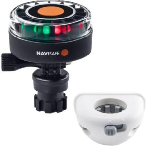 Navisafe Navilight 2nm Tricolor W/Navimount Base & Vertical Mount - White