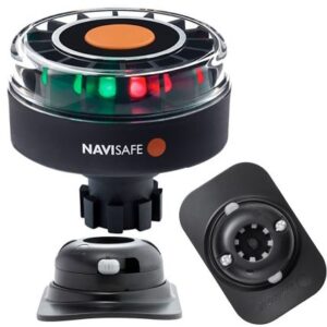 Navisafe Navilight Tricolor 2nm W/Navibolt Base & Rib Mount - Black