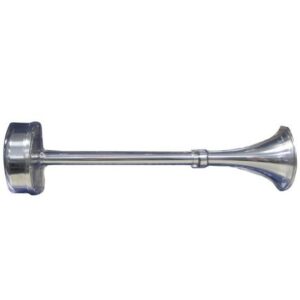 Schmitt Marine Standard Single Trumpet Horn - 12v - Stainless Exterior
